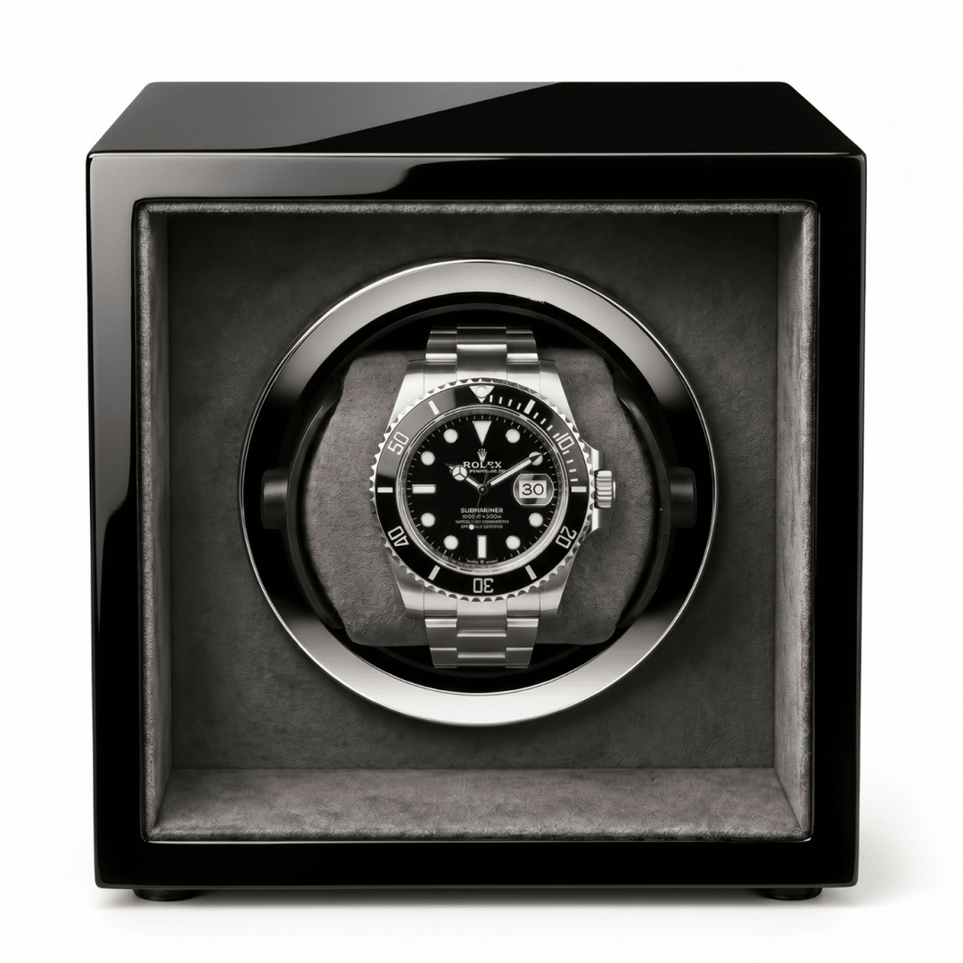 Dunfell Single Watch Winder - Black Piano Lacquer Dunfell 1