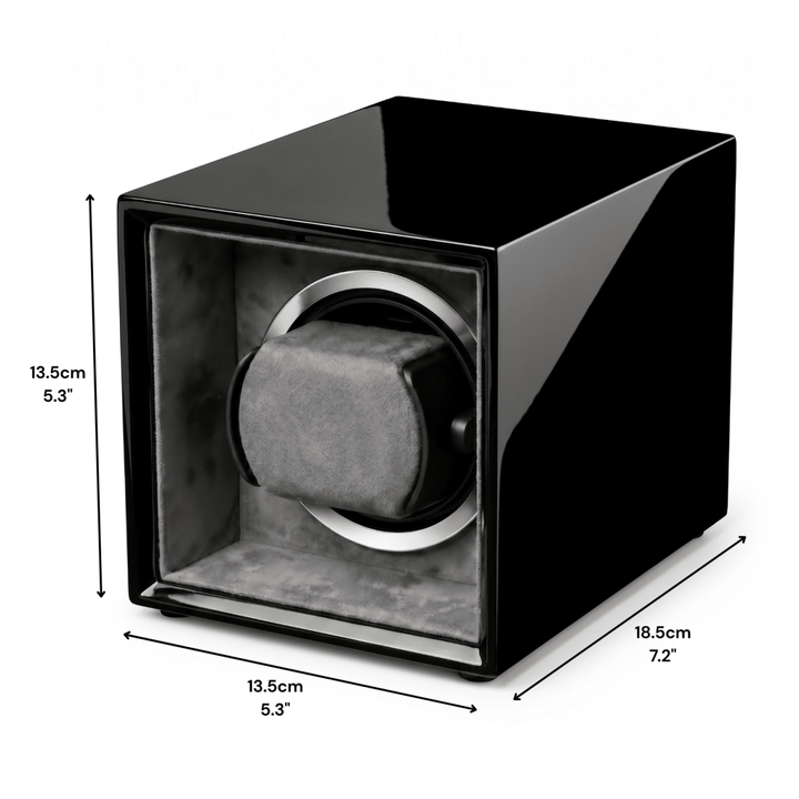 Dunfell Single Watch Winder - Black Piano Lacquer Dunfell 20