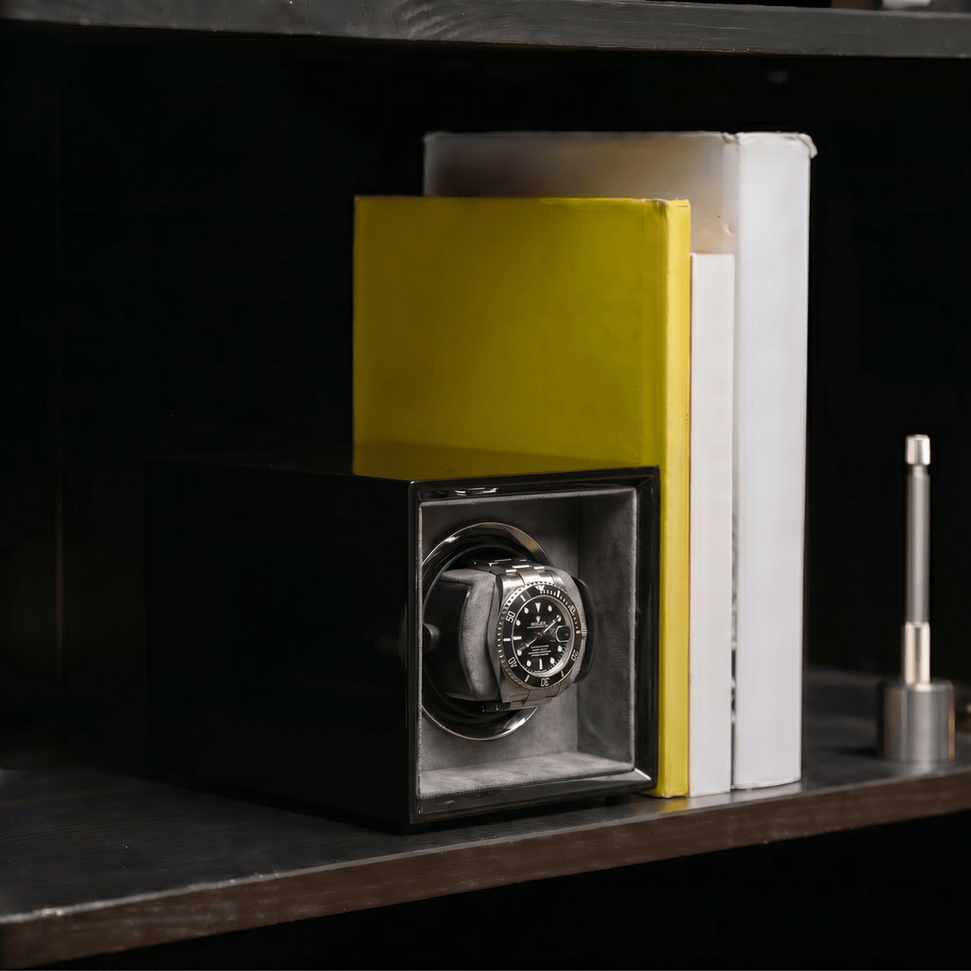 Dunfell Single Watch Winder - Black Piano Lacquer Dunfell 5