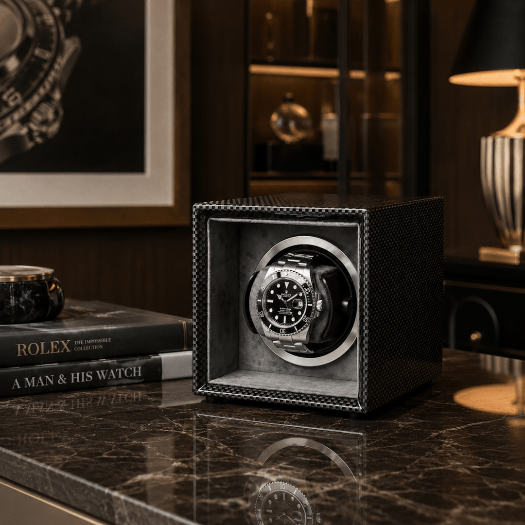 Dunfell Single Watch Winder - Carbon Fiber Dunfell 5