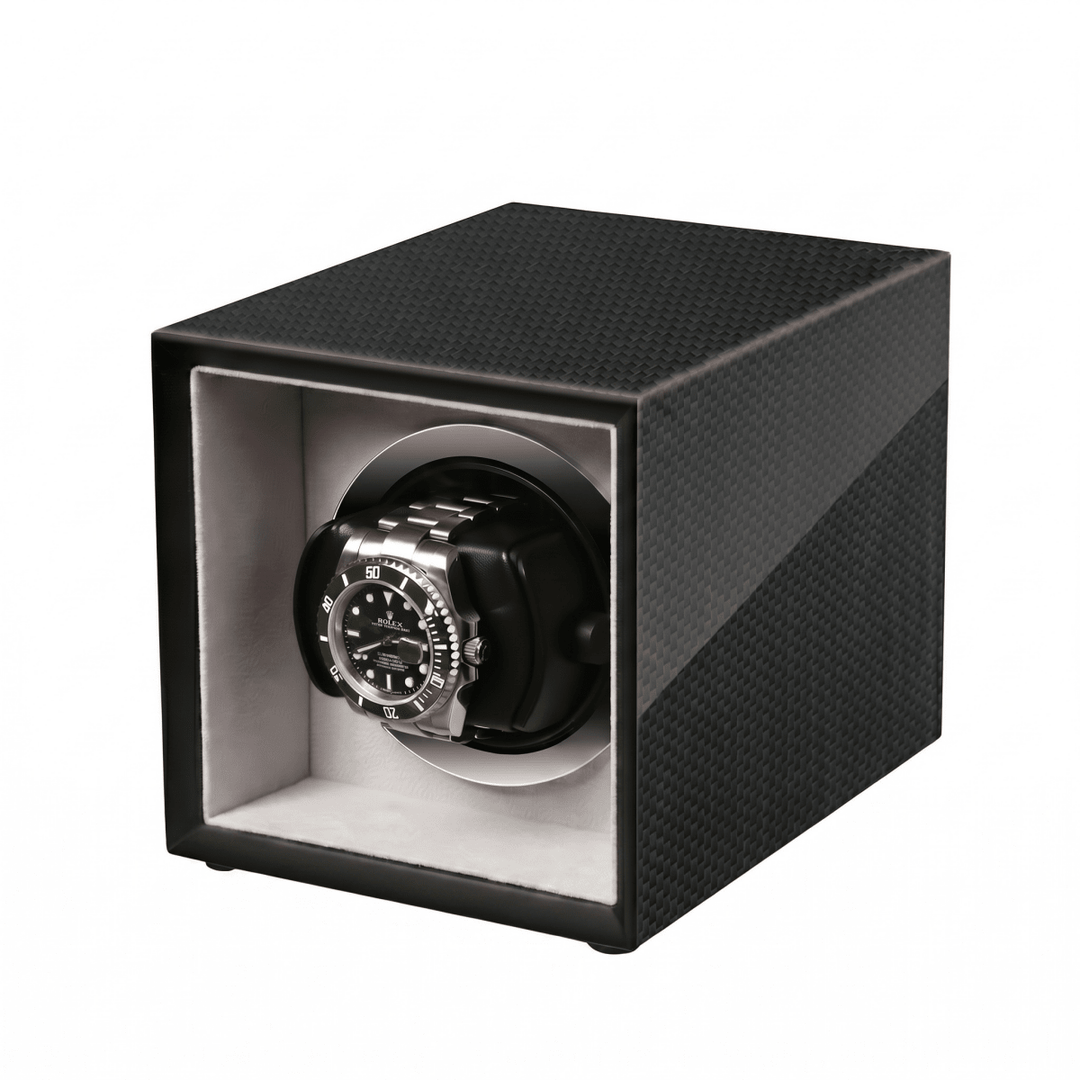 Dunfell Single Watch Winder - Carbon Fiber