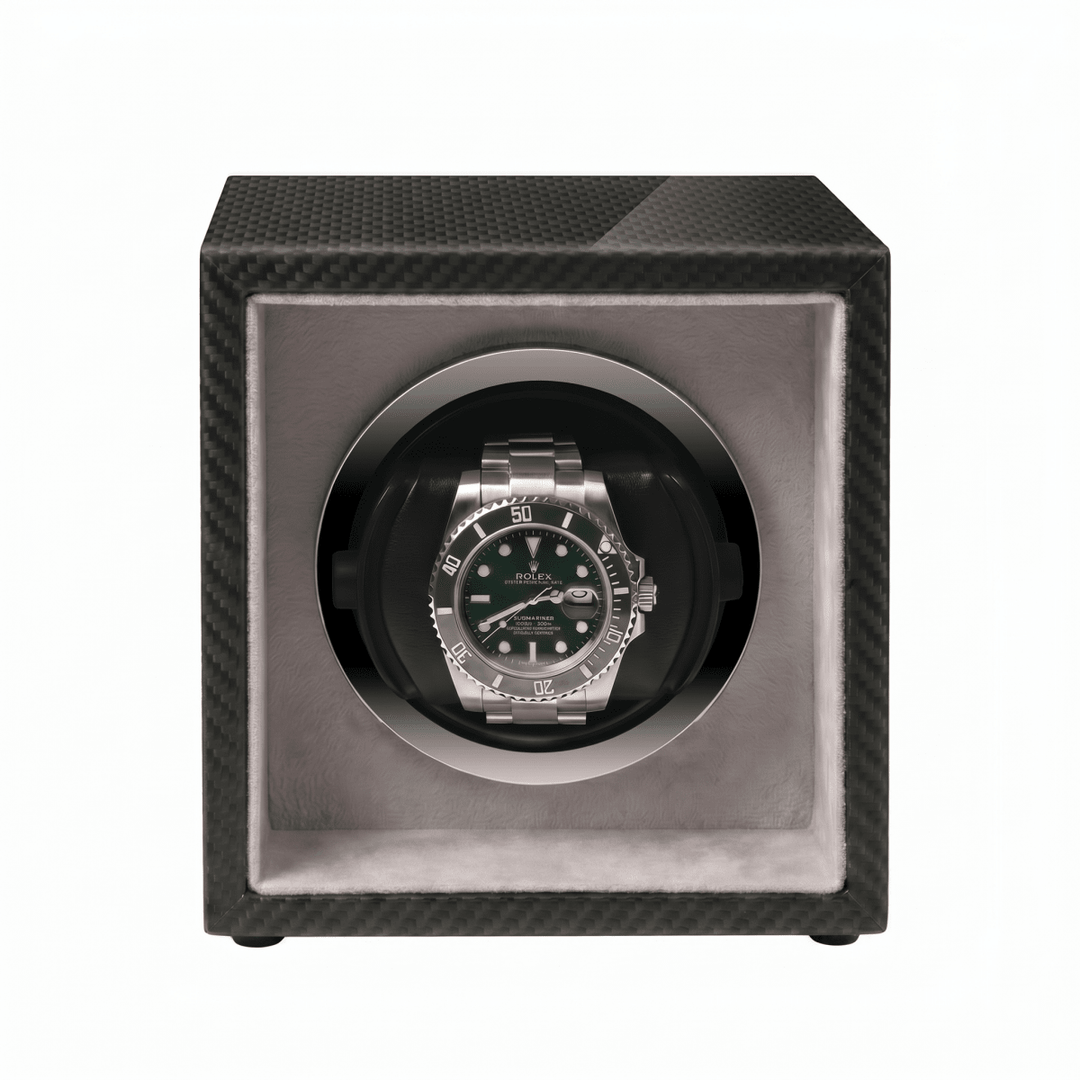 Dunfell Single Watch Winder - Carbon Fiber