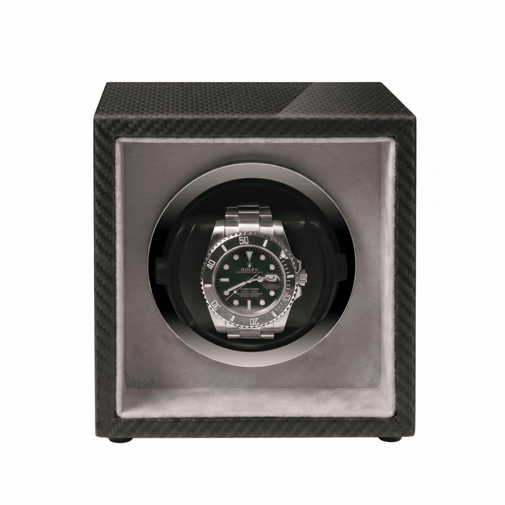 Dunfell Single Watch Winder - Carbon Fiber
