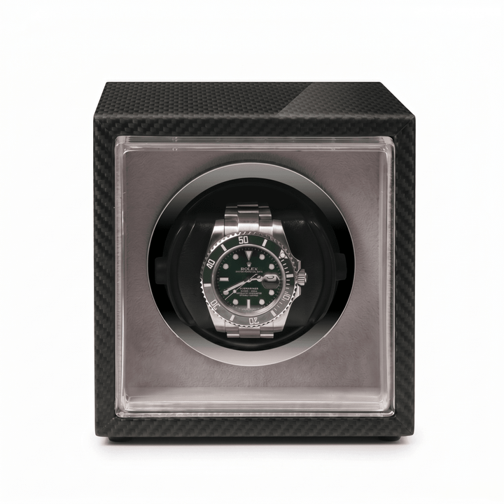 Dunfell Single Watch Winder - Carbon Fiber
